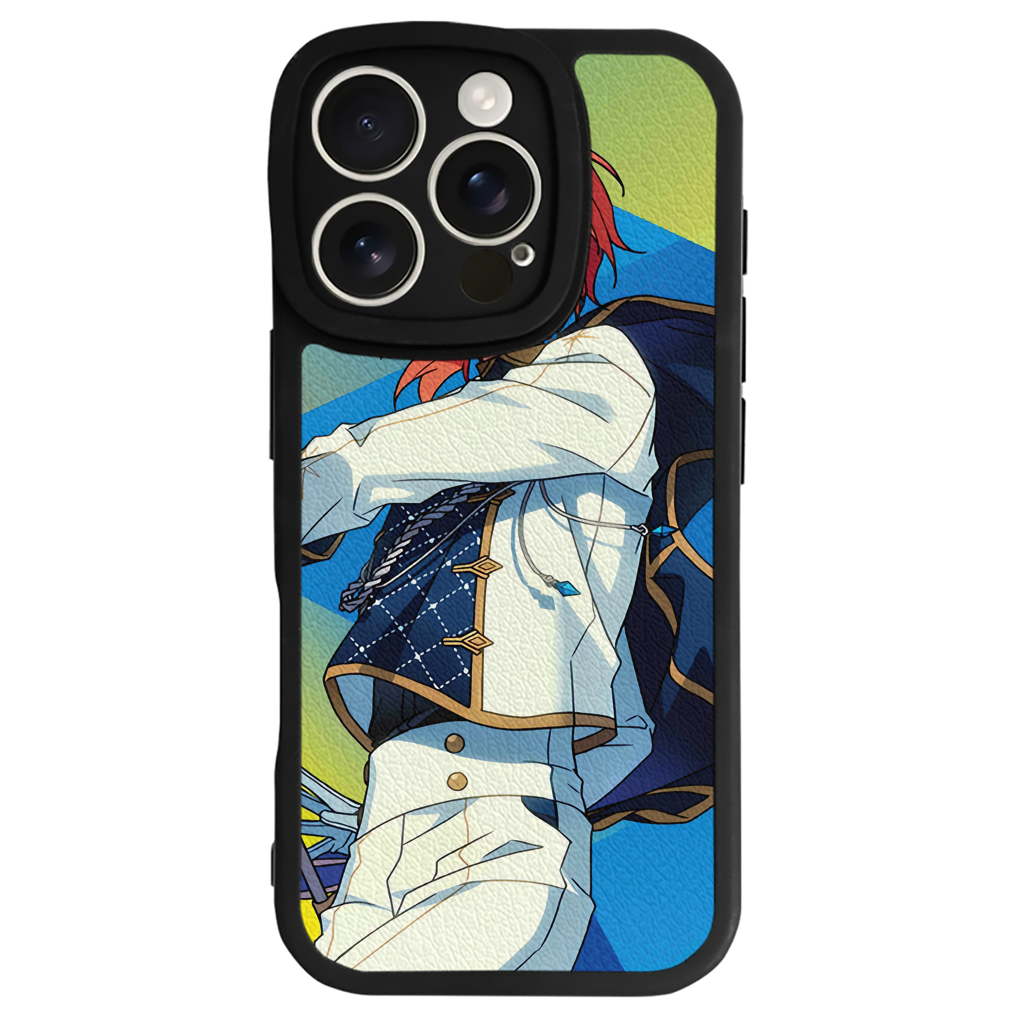 （画像用） あんさんぶるスターズ! Ensemble Stars 【iPhone 16シリーズ対応】シリコンスマホケース（レザー調） 材質：シリコン